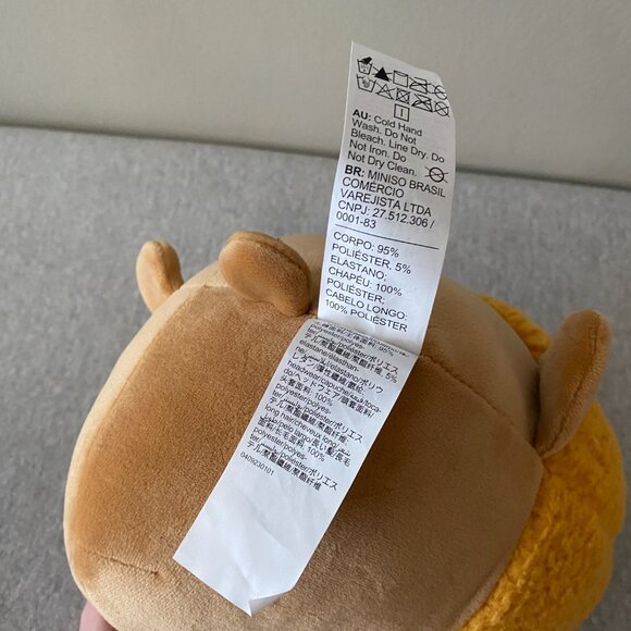 NWOT Miniso Mini Family Fruit Costume Series Plush Toy Pineapple Bear 8" - Picture 8 of 11